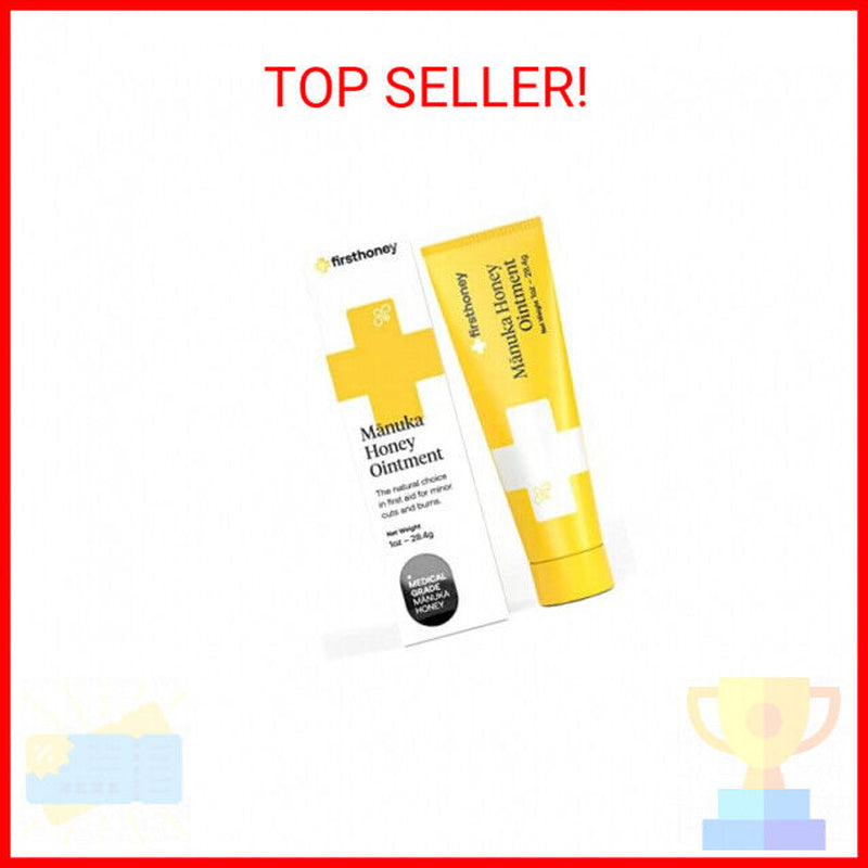 First Honey Wound Healing Ointment (1 oz / 28.4 g) | 100% Active Leptospermum