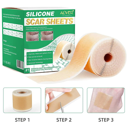 60-Inch Advanced Silicone Scar Reduction Tape - Effective Scar Management Solution